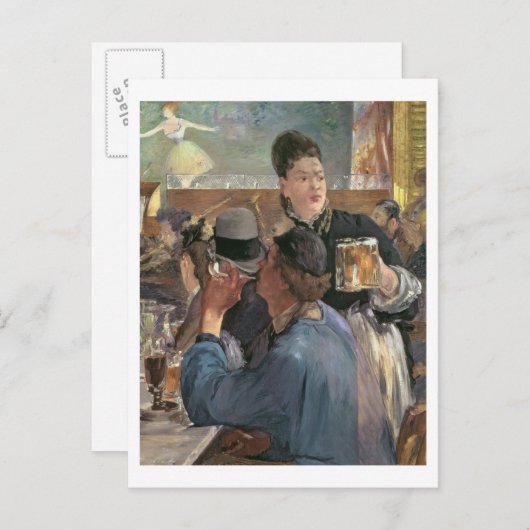 Manet | Kern van een "Cafe-concert", 1878-80 Briefkaart (Voorkant / Achterkant)