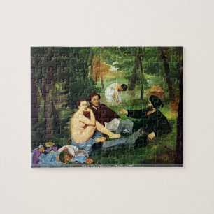 Manet - Kopie van Luncheon op de Gras 1863 Legpuzzel