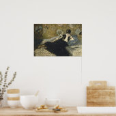 Manet - Lady With Fans, (Nina De Calais) Poster (Keuken)