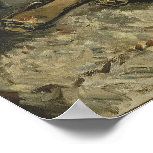 Manet - Lady With Fans, (Nina De Calais) Poster (Hoek)