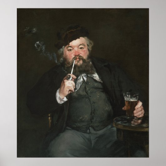 Manet, Le Bon Bock Poster (Voorkant)