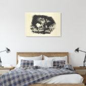 Manet | Le Corbeau, 1875 Canvas Afdruk (Insitu (Slaapkamer))