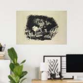 Manet | Le Corbeau, 1875 Poster (Thuiskantoor)