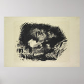 Manet | Le Corbeau, 1875 Poster (Voorkant)