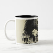 Manet | Le Corbeau, 1875 Tweekleurige Koffiemok (Links)