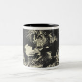 Manet | Le Corbeau, 1875 Tweekleurige Koffiemok (Center)