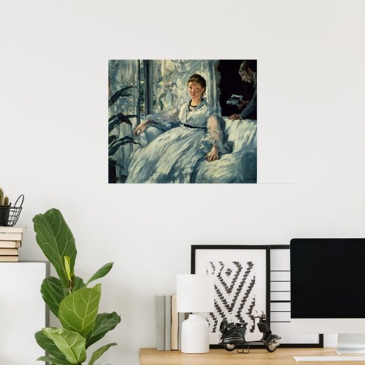 Manet | Lezing, 1865 Poster (Thuiskantoor)