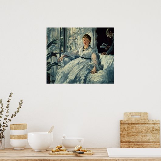 Manet | Lezing, 1865 Poster (Keuken)