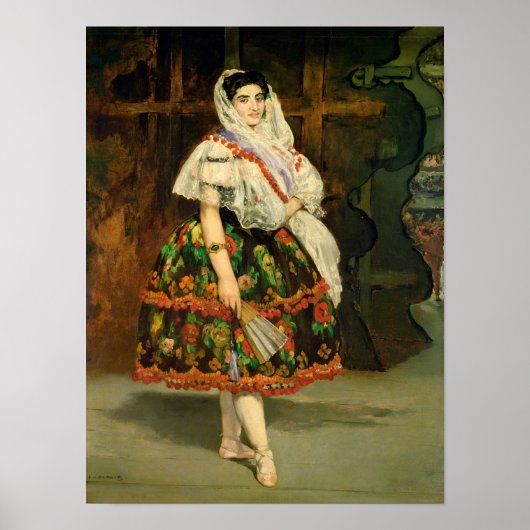 Manet | Lola de Valence, 1862 Poster (Voorkant)