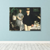 Manet | Luncheon in de Studio, 1868 Canvas Afdruk (Insitu (Houten vloer))