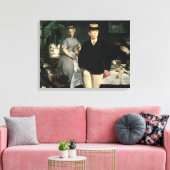 Manet | Luncheon in de Studio, 1868 Canvas Afdruk (Insitu (Woonkamer))