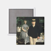 Manet | Luncheon in de Studio, 1868 Magneet (Voorkant / Achterkant)