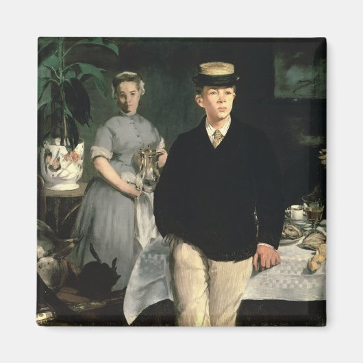 Manet | Luncheon in de Studio, 1868 Magneet (Voorkant)