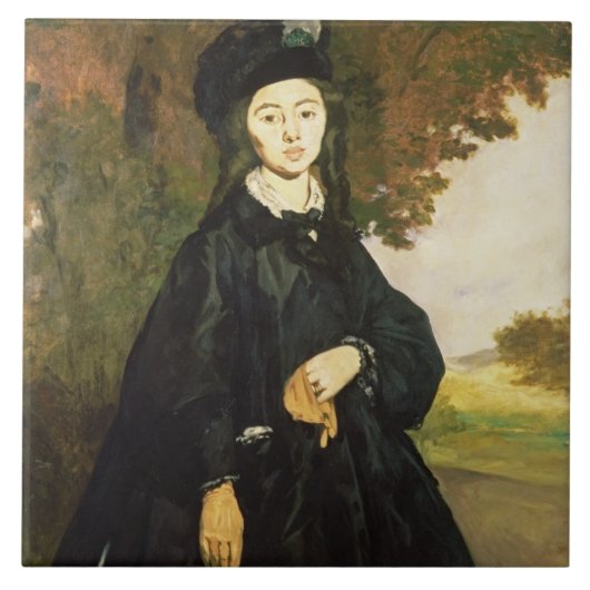 Manet | Madame Brunet Tegeltje (Voorkant)