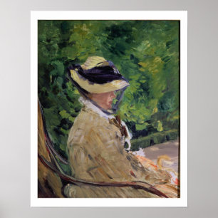 Manet   Madame Manet te Bellevue Poster