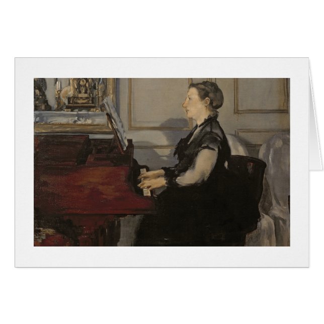 Manet | Madame Manet te Piano, 1868 (Voorkant Horizontaal)