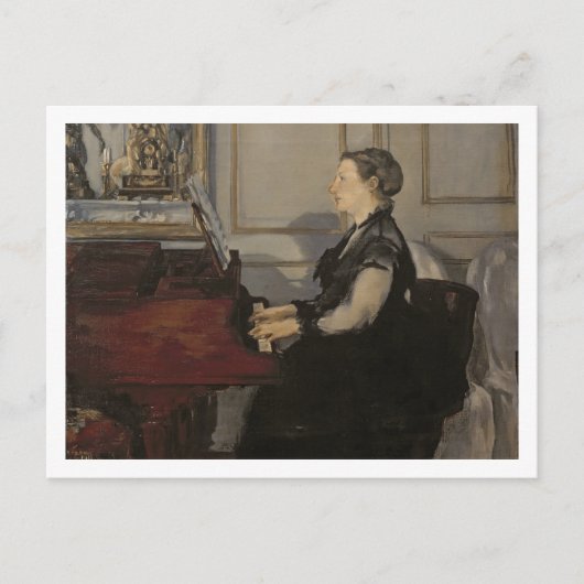 Manet | Madame Manet te Piano, 1868 Briefkaart (Voorkant)