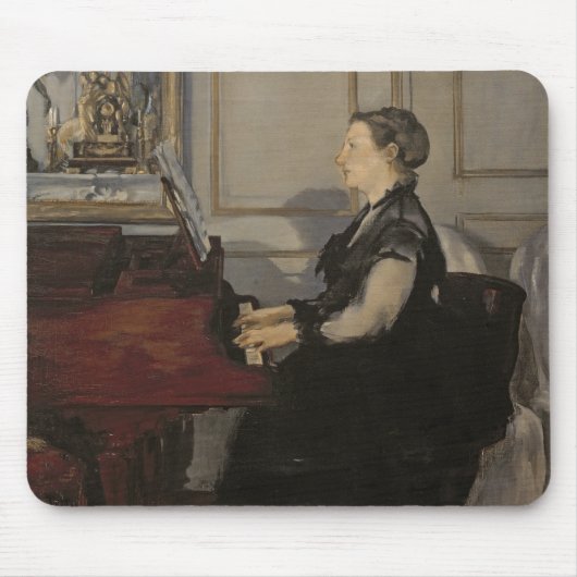 Manet | Madame Manet te Piano, 1868 Muismat (Voorkant)