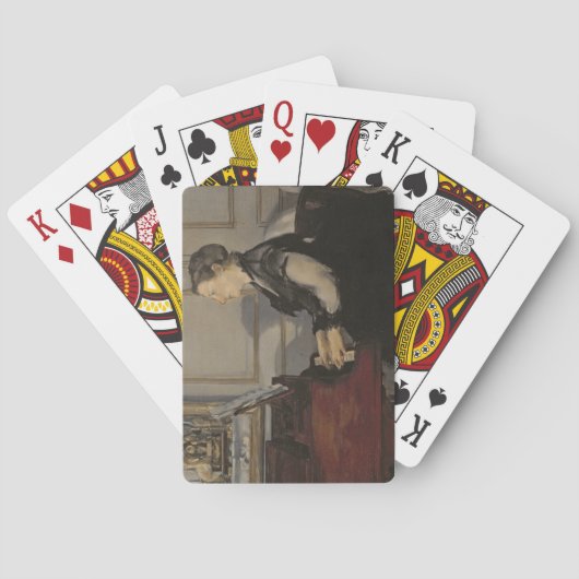 Manet | Madame Manet te Piano, 1868 Speelkaarten (Achterkant)