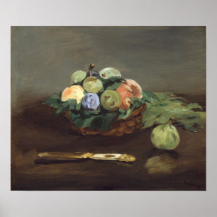Manet - Mand met fruit Poster