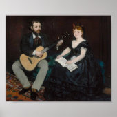 Manet, Music Lesson Poster (Voorkant)