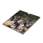 Manet: Muziek in de Tuilerieën tuin Tegeltje (Zijkant)