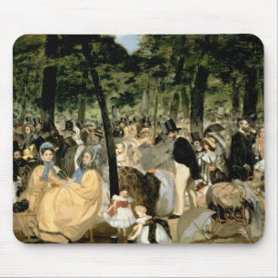 Manet Muziek in de tuinen tuinen, 1862 Muismat