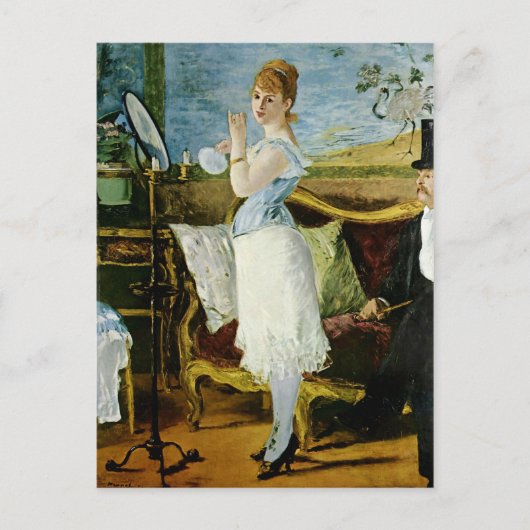 Manet Nana Fine Art Briefkaart (Voorkant)