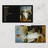 Manet Nana Fine Art Visitekaartje (Voorkant / Achterkant)