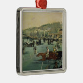 Manet | Paardenraces, 1872 Metalen Ornament (Rechts)