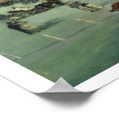 Manet | Paardenraces, 1872 Poster (Hoek)