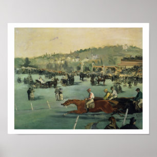 Manet   Paardenraces, 1872 Poster