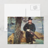 Manet | Pertuiset, Lion Hunter, 1881 Briefkaart (Voorkant / Achterkant)