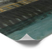 Manet - pier op Boulogne Poster (Hoek)