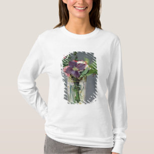 Manet   Pinks and Clematis in a Crystal Vase, 1882 T-shirt