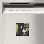 Manet | Portret van Emile Zola 1868 Magneet (Insitu (Vaatwasser))