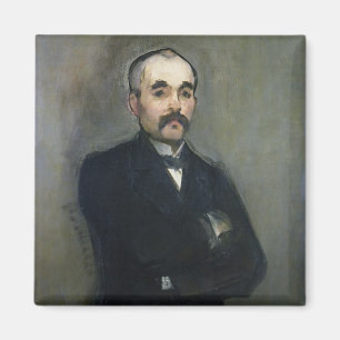 Manet   Portret van Georges Clemenceau, 1879 Magneet