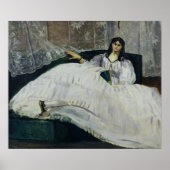 Manet | Portret van Jeanne Duval, 1862 Poster (Voorkant)