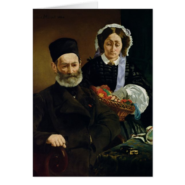 Manet | Portret van M en Mme Auguste Manet (Voorkant)
