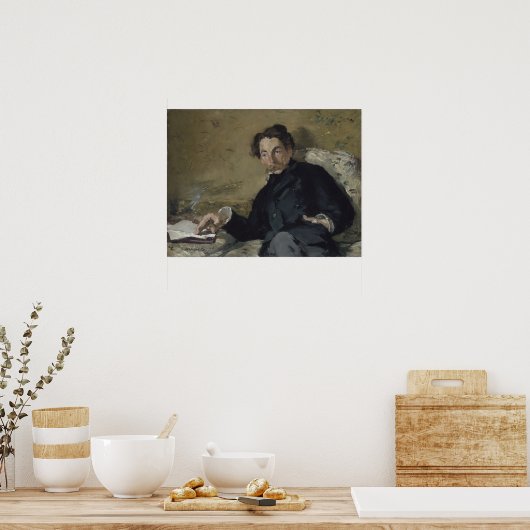 Manet - portret van Stephane Mallarme Poster (Keuken)
