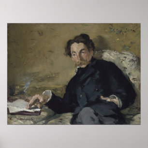 Manet - portret van Stephane Mallarme Poster