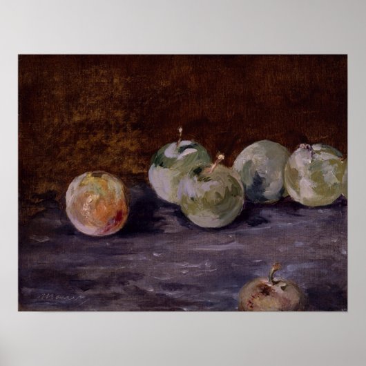 Manet - Pruimen Poster (Voorkant)