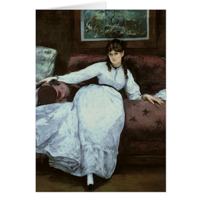 Manet | Rest, portret van Berthe Morisot (Voorkant)