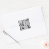 Manet | Rue Mosnier, c.1878 Vierkante Sticker (Envelop)
