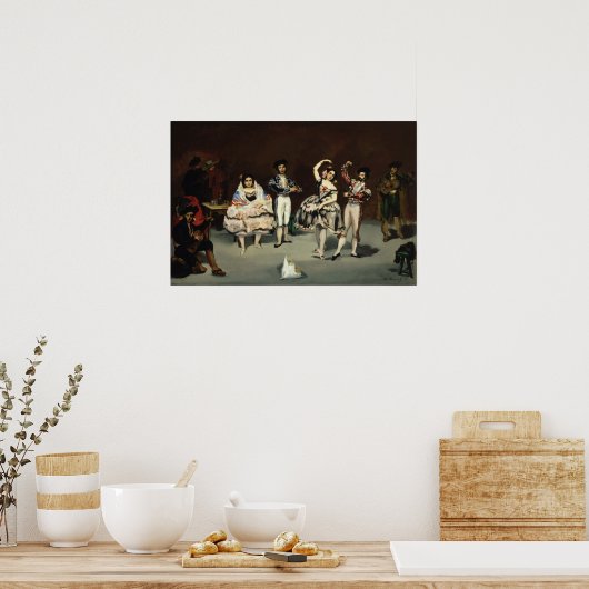 Manet - Spaans ballet Poster (Keuken)