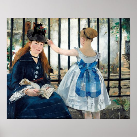 Manet - Spoorweg Poster (Voorkant)