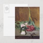Manet | Stem of Peonies and Secateurs, c.1864 Briefkaart (Voorkant / Achterkant)