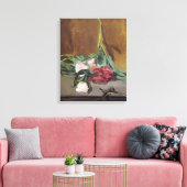 Manet | Stem of Peonies and Secateurs, c.1864 Canvas Afdruk (Insitu (Woonkamer))
