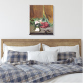 Manet | Stem of Peonies and Secateurs, c.1864 Canvas Afdruk (Insitu (Slaapkamer))