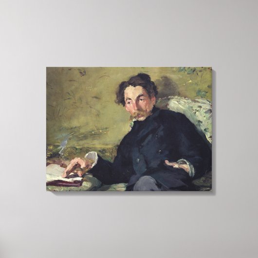 Manet | Stephane Mallarme 1876 Canvas Afdruk (Voorkant)